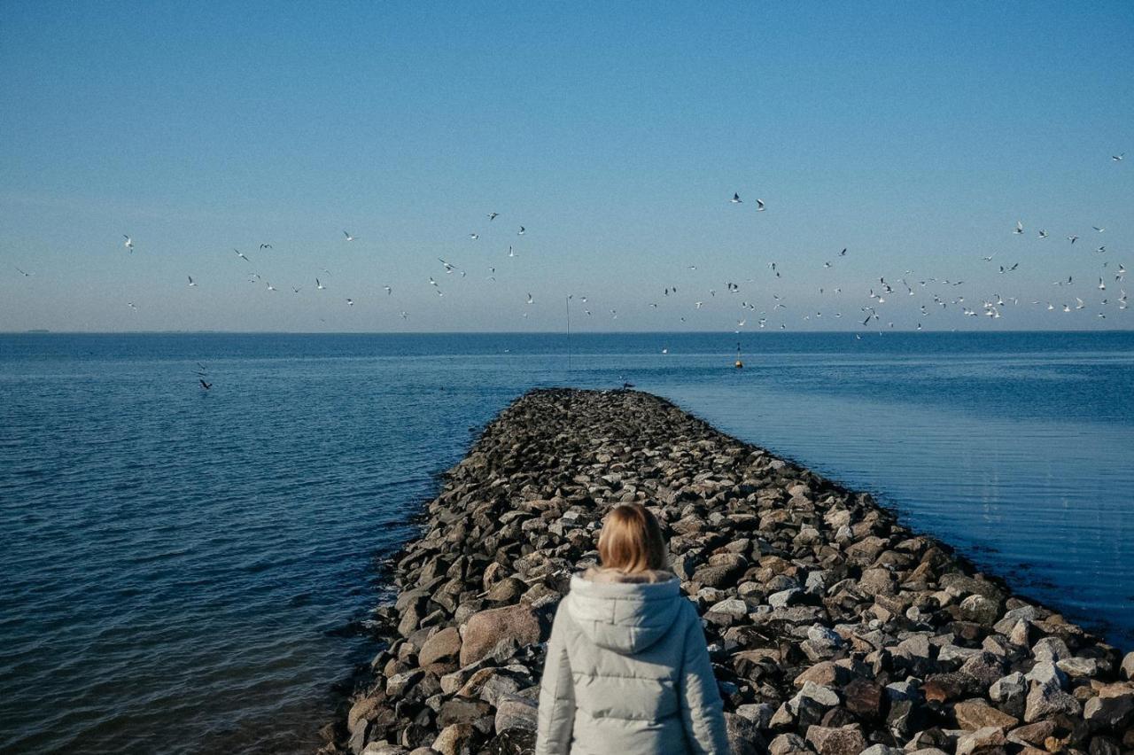 Wunderschoene Fewo Direkt Am Meer Mit Whirlpool & Sauna Nordstrand Exteriör bild